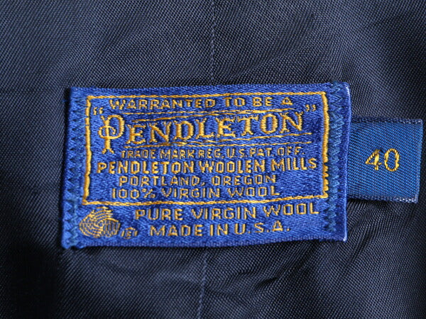 70s USA製 ペンドルトン タータン チェック ウール べスト メンズ M 程 / 古着 PENDLETON 70年代 ヴィンテージ 重ね着 前開き ポケット付き