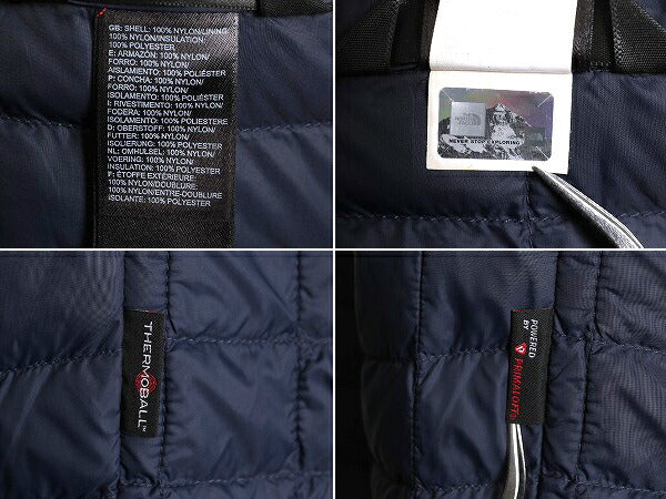 ノースフェイス 中綿 キルティング ナイロン ジャケット レディース XS 古着 The North Face サーモボール ジャンパー ブルゾン アウトドア