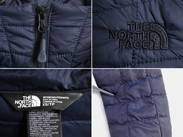 ノースフェイス 中綿 キルティング ナイロン ジャケット レディース XS 古着 The North Face サーモボール ジャンパー ブルゾン アウトドア
