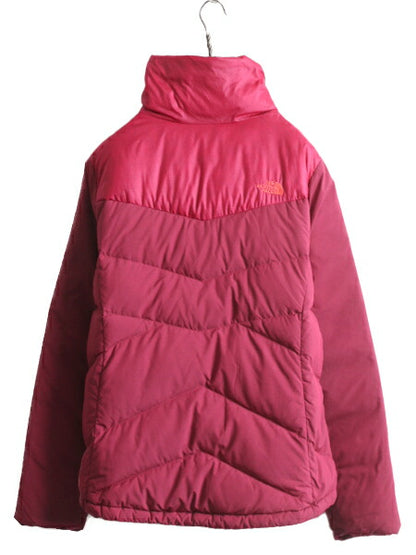 ノースフェイス ダウン ジャケット レディース L / 古着 The North Face キルティング ナイロン ジャンパー 650フィル ブルゾン アウトドア