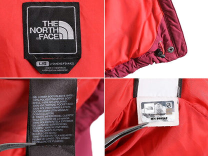 ノースフェイス ダウン ジャケット レディース L / 古着 The North Face キルティング ナイロン ジャンパー 650フィル ブルゾン アウトドア