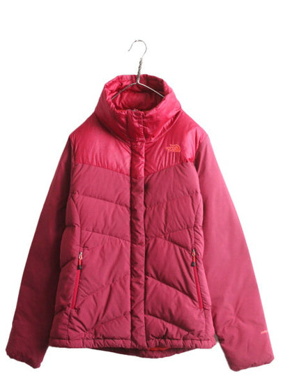 ノースフェイス ダウン ジャケット レディース L / 古着 The North Face キルティング ナイロン ジャンパー 650フィル ブルゾン アウトドア