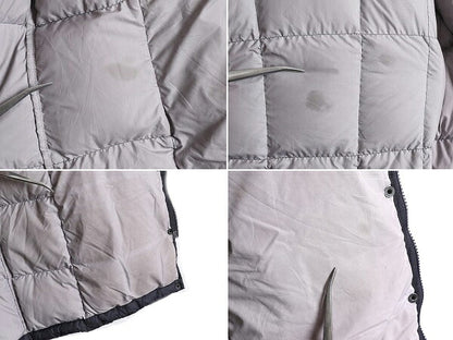 US企画 ノースフェイス ロング ダウン コート レディース XS 古着 The North Face アウトドア パーカー ナイロン ジャケット 600フィル 紺