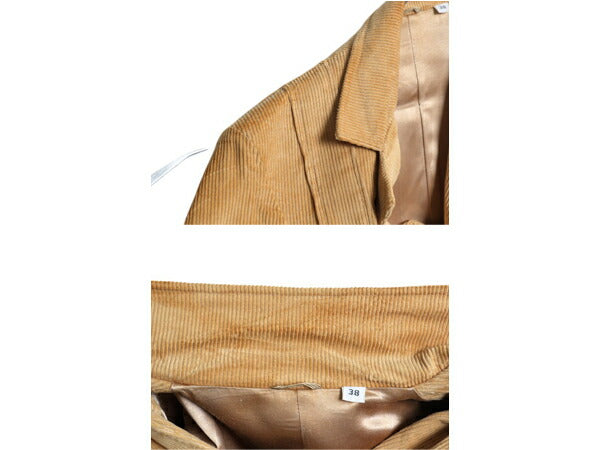 80s エルエルビーン ノーフォーク テーラード ジャケット メンズ M 程/ 80年代 ヴィンテージ LLBEAN ブレザー 太畝 コーデュロイ ブラウン