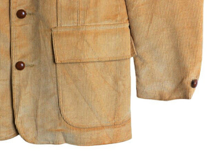 80s エルエルビーン ノーフォーク テーラード ジャケット メンズ M 程/ 80年代 ヴィンテージ LLBEAN ブレザー 太畝 コーデュロイ ブラウン