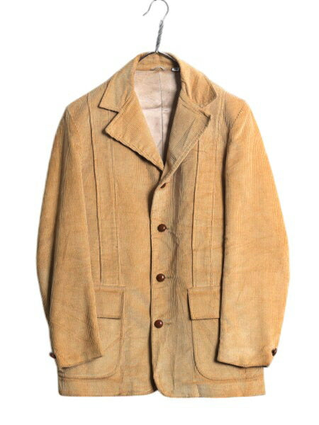 80s エルエルビーン ノーフォーク テーラード ジャケット メンズ M 程/ 80年代 ヴィンテージ LLBEAN ブレザー 太畝 コーデュロイ ブラウン