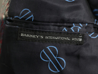 70s USA製 BILL BLASS チェック ツイード テーラード ジャケット メンズ L 程 70年代 ヴィンテージ ブレザー ウール マルチカラー トラッド