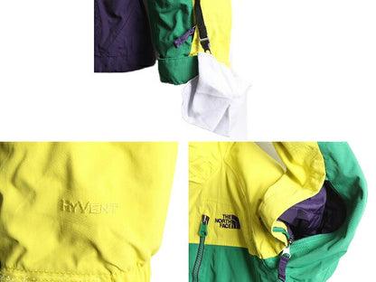 ノースフェイス HYVENT 中綿 ナイロン ジャケット レディース S / 古着 The North Face CRYPTIC ジャンパー マンパ ブルゾン トリコカラー