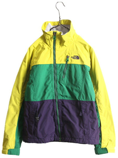 ノースフェイス HYVENT 中綿 ナイロン ジャケット レディース S / 古着 The North Face CRYPTIC ジャンパー マンパ ブルゾン トリコカラー