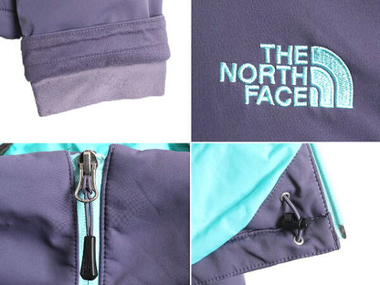 US企画 ノースフェイス APEX 中綿 ソフトシェル ジャケット レディース L 古着 The North Face エイペックス ナイロン ブルゾン マンパ 紫
