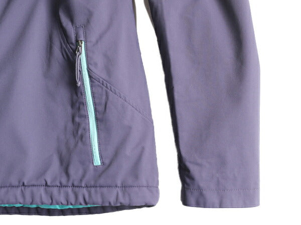 US企画 ノースフェイス APEX 中綿 ソフトシェル ジャケット レディース L 古着 The North Face エイペックス ナイロン ブルゾン マンパ 紫