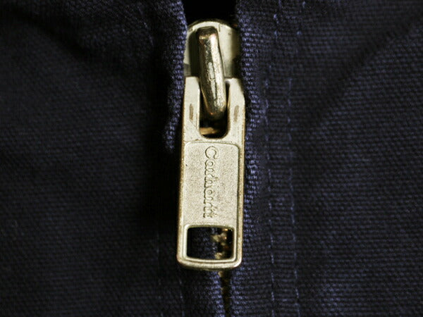 US企画 カーハート アクティブ ジャケット メンズ XL / CARHARTT ダック パーカー 中綿 キルティング ライナー ワーク フルジップ 企業 紺
