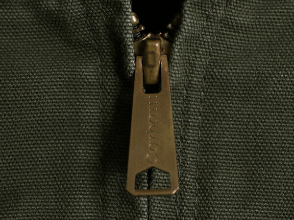 カーハート アクティブ ジャケット メンズ XXL / CARHARTT ダック メッシュ ライナー パーカー ブルゾン フルジップ 大きいサイズ グリーン