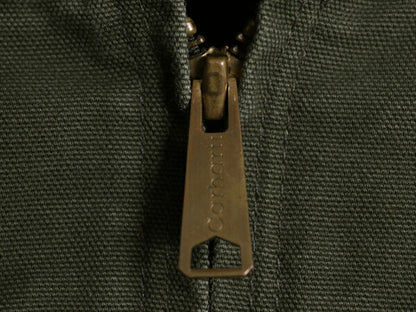 カーハート アクティブ ジャケット メンズ XXL / CARHARTT ダック メッシュ ライナー パーカー ブルゾン フルジップ 大きいサイズ グリーン