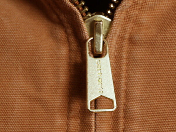 US企画 USA製 カーハート アクティブ ジャケット メンズ XL / CARHARTT ダック パーカー 中綿 キルティング ライナー ワーク フルジップ 茶