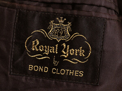60s USA製 ROYAL YORK テーラード ジャケット メンズ M 程/ 古着 60年代 ヴィンテージ ウール ブレザー チェック マルチカラー トラッド
