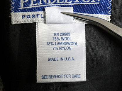 デッドストック 90s USA製 ペンドルトン テーラード ジャケット レディース S 新品 オールド PENDLETON ウール ブレザー チェック ツイード