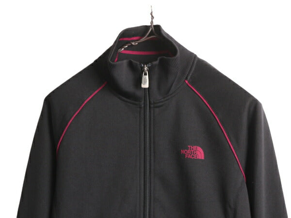 ノースフェイス フルジップ トラック ジャケット レディース S / The North Face ジャージ ジャンパー ブルゾン ハイネック A5 シリーズ 黒
