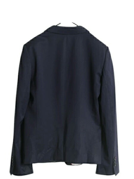 ブルックスブラザーズ テーラード ジャケット レディース M 程 Brooks Brothers Red Fleece ブレザー ウール ストレッチ ネイビー トラッド