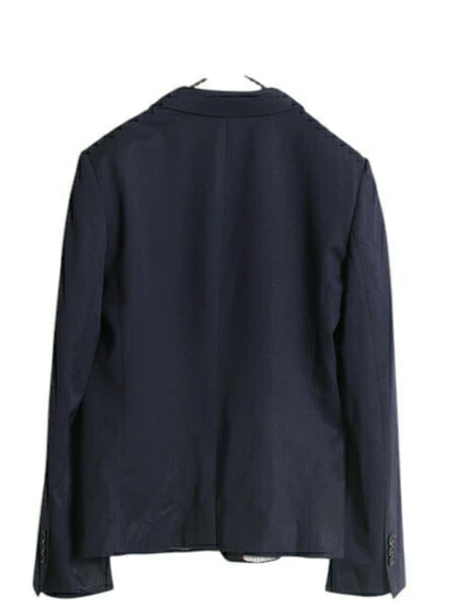 ブルックスブラザーズ テーラード ジャケット レディース M 程 Brooks Brothers Red Fleece ブレザー ウール ストレッチ ネイビー トラッド