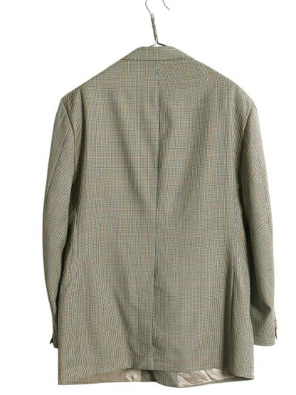 90s USA製 ブルックスブラザーズ テーラード ジャケット メンズ L 程 90年代 オールド Brooks Brothers ブレザー ウール チェック トラッド