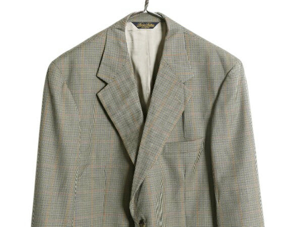 90s USA製 ブルックスブラザーズ テーラード ジャケット メンズ L 程 90年代 オールド Brooks Brothers ブレザー ウール チェック トラッド