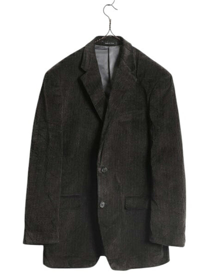 チャップス ラルフローレン 太畝 コーデュロイ テーラード ジャケット メンズ M 程/ 古着 CHAPS ポロ ブレザー ヘリンボーン トラッド 灰