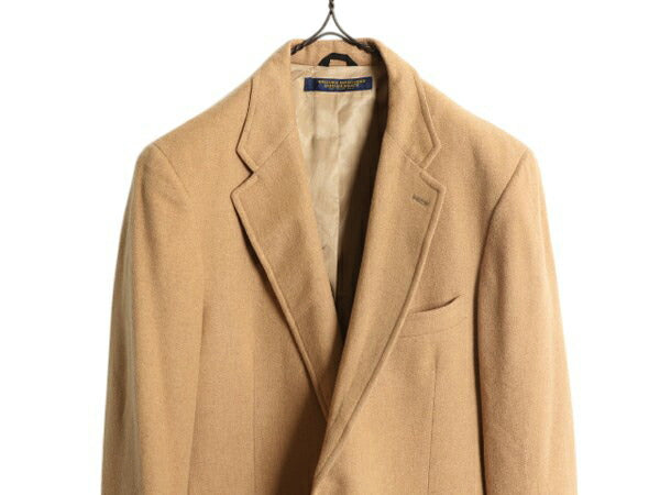 80s USA製 ブルックスブラザーズ テーラード ジャケット メンズ L 程/ 旧タグ ヴィンテージ BROOKSGATE ブレザー キャメル ヘアー ブラウン