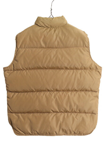 70s ウールリッチ ナイロン ダウン ベスト キッズ L メンズ S 程/ 70年代 Woolrich ヴィンテージ 白タグ アウトドア 重ね着 ポケット付き