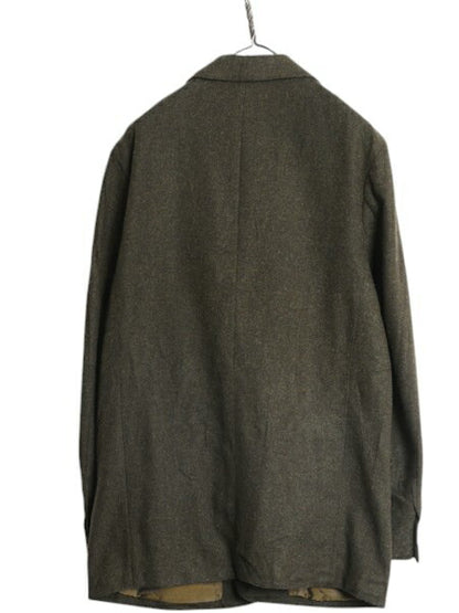 90s J CREW テーラード ジャケット メンズ XL 古着 旧タグ オールド 巨人タグ ジェイクルー ブレザー ウール モヘア 大きいサイズ オリーブ