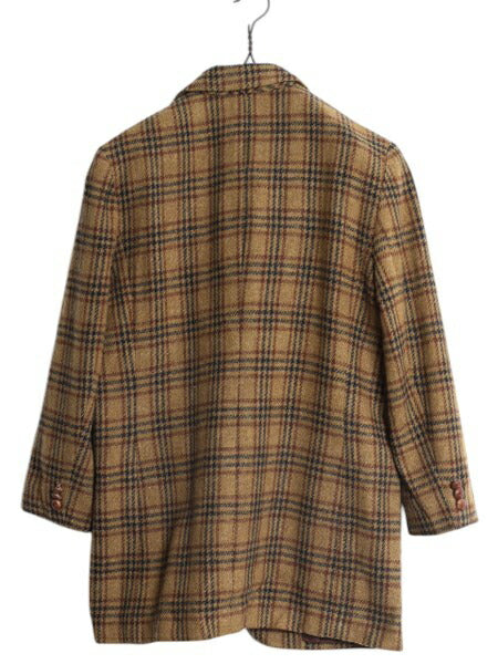 デッドストック 70s USA製 ブルックスブラザーズ テーラード ジャケット レディース M 程/ ヴィンテージ ブレザー チェック マルチカラー