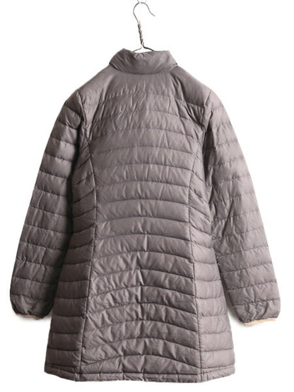 08年製 パタゴニア フィオナ パーカー ダウン コート レディース M 古着 PATAGONIA ジャケット グース 800フィル アウトドア キルティング