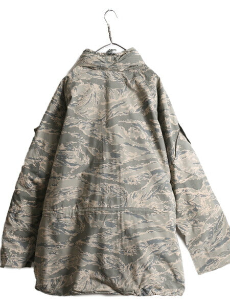09年製 米軍実物 APECS ゴアテックス デジタル タイガーカモ 迷彩 ジャケット X-LARGE LONG / 古着 軍物 ミリタリー USAF ABU エアフォース