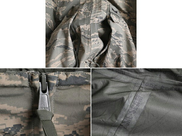 09年製 米軍実物 APECS ゴアテックス デジタル タイガーカモ 迷彩 ジャケット X-LARGE LONG / 古着 軍物 ミリタリー USAF ABU エアフォース
