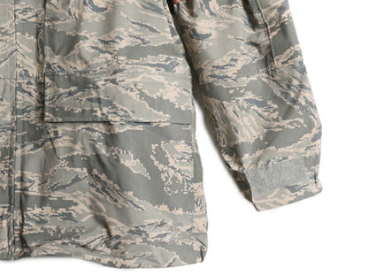 09年製 米軍実物 APECS ゴアテックス デジタル タイガーカモ 迷彩 ジャケット X-LARGE LONG / 古着 軍物 ミリタリー USAF ABU エアフォース