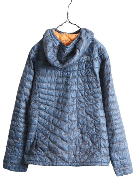US企画 ノースフェイス 中綿 ナイロン パーカー ジャケット レディース M The North Face サーモボール キルティング ジャンパー ブルゾン