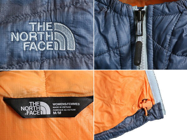 US企画 ノースフェイス 中綿 ナイロン パーカー ジャケット レディース M The North Face サーモボール キルティング ジャンパー ブルゾン