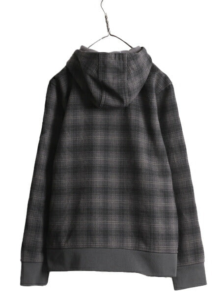 US企画 ノースフェイス アウトバウンド フルジップ フーディ メンズ L The North face アウトドア フリース パーカー ジャケット チェック
