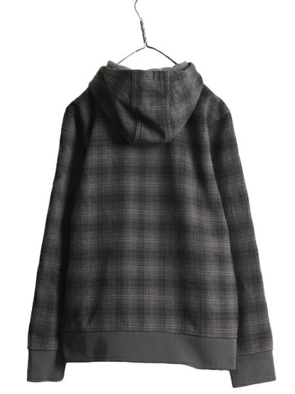 US企画 ノースフェイス アウトバウンド フルジップ フーディ メンズ L The North face アウトドア フリース パーカー ジャケット チェック