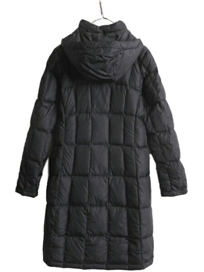 US企画 ノースフェイス ロング ダウン コート レディース S / The North Face アウトドア パーカー ジャケット 550フィル キルティング 黒