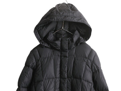 US企画 ノースフェイス ロング ダウン コート レディース S / The North Face アウトドア パーカー ジャケット 550フィル キルティング 黒