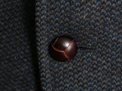 90s USA製 ペンドルトン ツイード テーラード ジャケット メンズ M 程/ オールド PENDLETON ブレザー ウール 本革 レザー エルボーパッチ