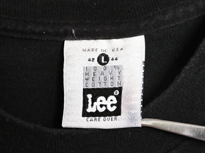 90s USA製 企業 ロゴ プリント 半袖 Tシャツ メンズ XL 古着 ヘビーウェイト シングルステッチ グラフィック アート 大きいサイズ ブラック