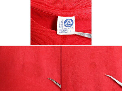 80s USA製 オハイオ 2段 カレッジ プリント Tシャツ メンズ L 古着 アルテックス ヴィンテージ ヘビーウェイト シングルステッチ コットン