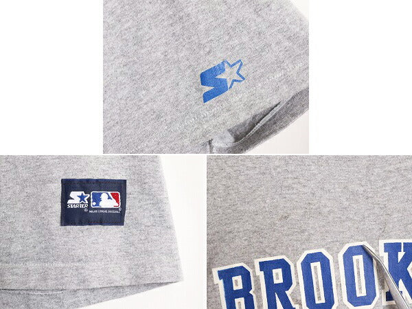 90s USA製 MLB オフィシャル スターター ドジャース プリント 半袖Tシャツ メンズ XL / 90年代 オールド シングルステッチ ヘビーウェイト