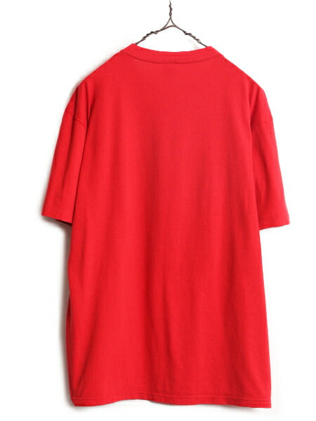90s USA製 NBA ブルズ プリント 半袖 Tシャツ メンズ XL / 古着 90年代 オールド キャラクター アート バスケ ジョーダン シングルステッチ