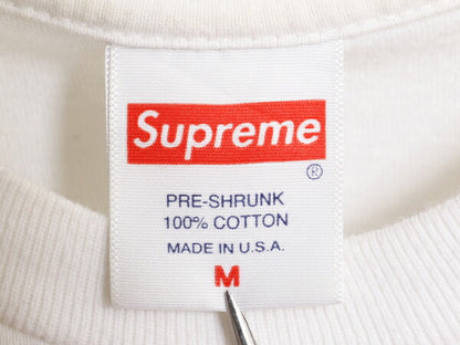 17AW USA製 シュプリーム アート フォト プリント Tシャツ メンズ M / 古着 Supreme オフィシャル ヘビーウェイト メッセージ グラフィック