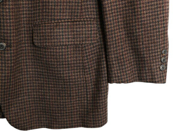 90s USA製 BURBERRYS PRORSUM テーラード ジャケット メンズ XL 程 古着 旧タグ オールド バーバリー プローサム ブレザー ウール チェック