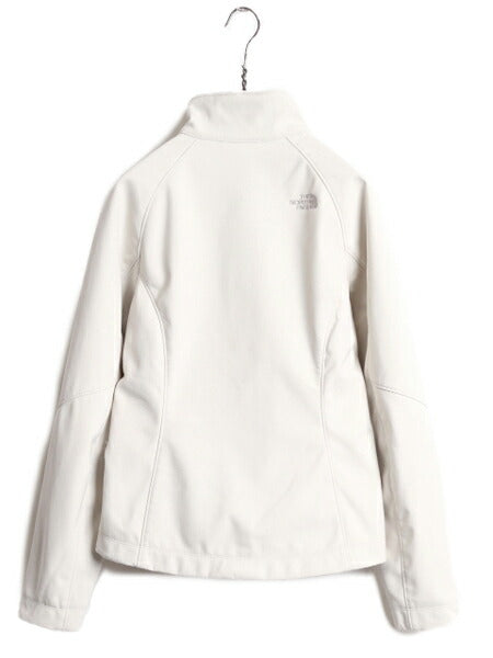 US企画 ノースフェイス APEX ソフトシェル ジャケット レディース S / 古着 The North Face アウトドア 裏 フリース ブルゾン フルジップ