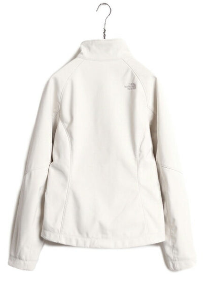 US企画 ノースフェイス APEX ソフトシェル ジャケット レディース S / 古着 The North Face アウトドア 裏 フリース ブルゾン フルジップ